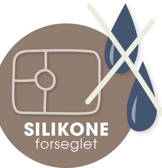 silikoneforseglet